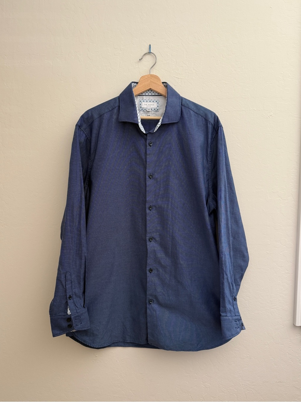 Ted Baker London Long-Sleeve Dress Shirt Men’s Slim 17.5/34